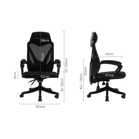 155° Recline Ergonomics Swivel Chair