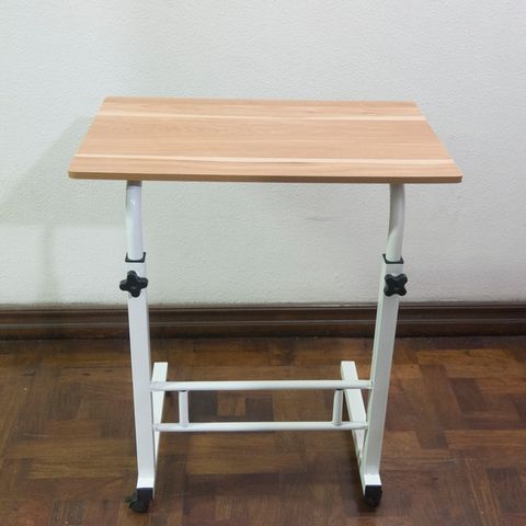 Adjustable & Moveable Laptop Desk With 4 Wheels