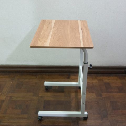 Adjustable & Moveable Laptop Desk With 4 Wheels