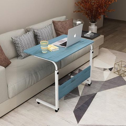 Adjustable & Movable Laptop Desk With Metal Frame