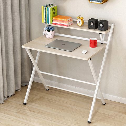 Foldable Desk With Sturdy Shelf