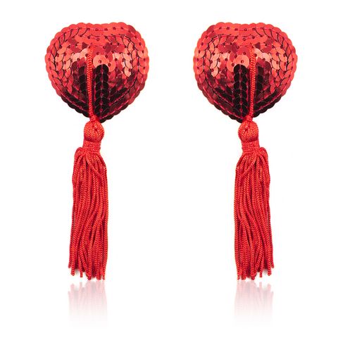 Nipple Covers #Sequin Nipple Tassel Hearts