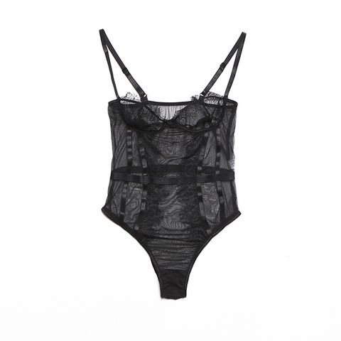 Love Cage Mesh Bodysuit