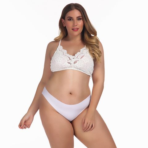 Plus Size Cross Back Bralette