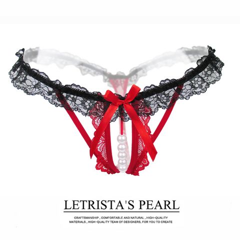 Princess Of The Sea-Pearls & Ruffle Edge Sexy Panty