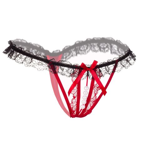Princess Of The Sea-Pearls & Ruffle Edge Sexy Panty