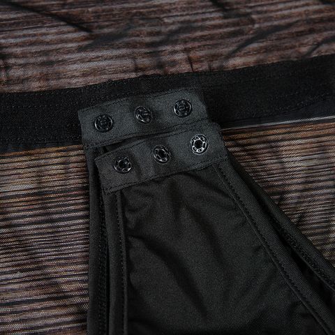 Wide Straps Mesh Bodysuit