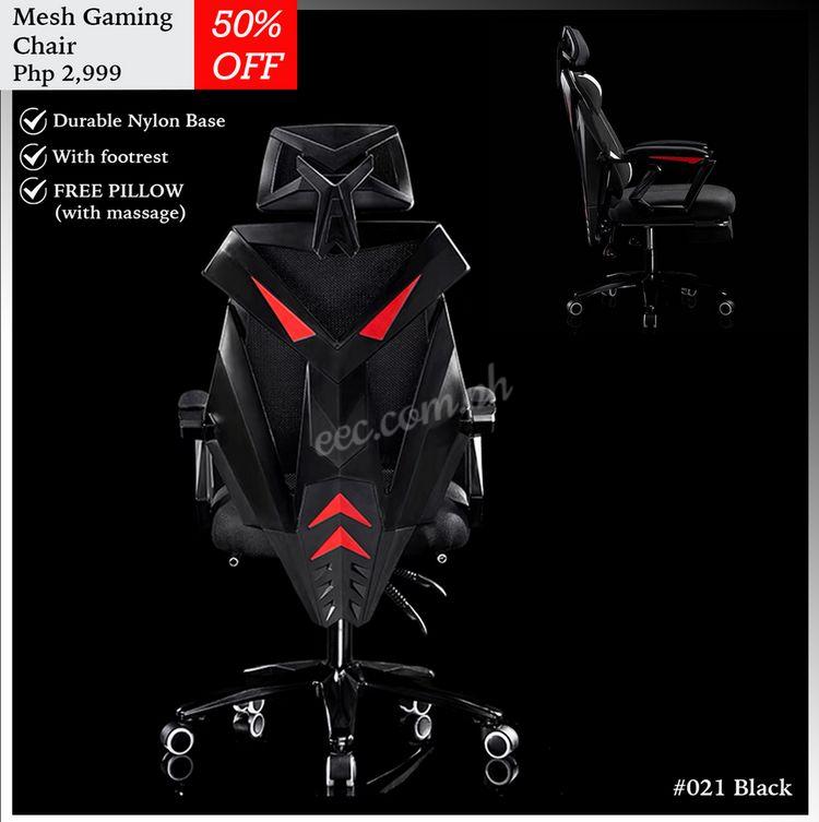 EIGENPOST Mesh Gaming Chair w/ footrest